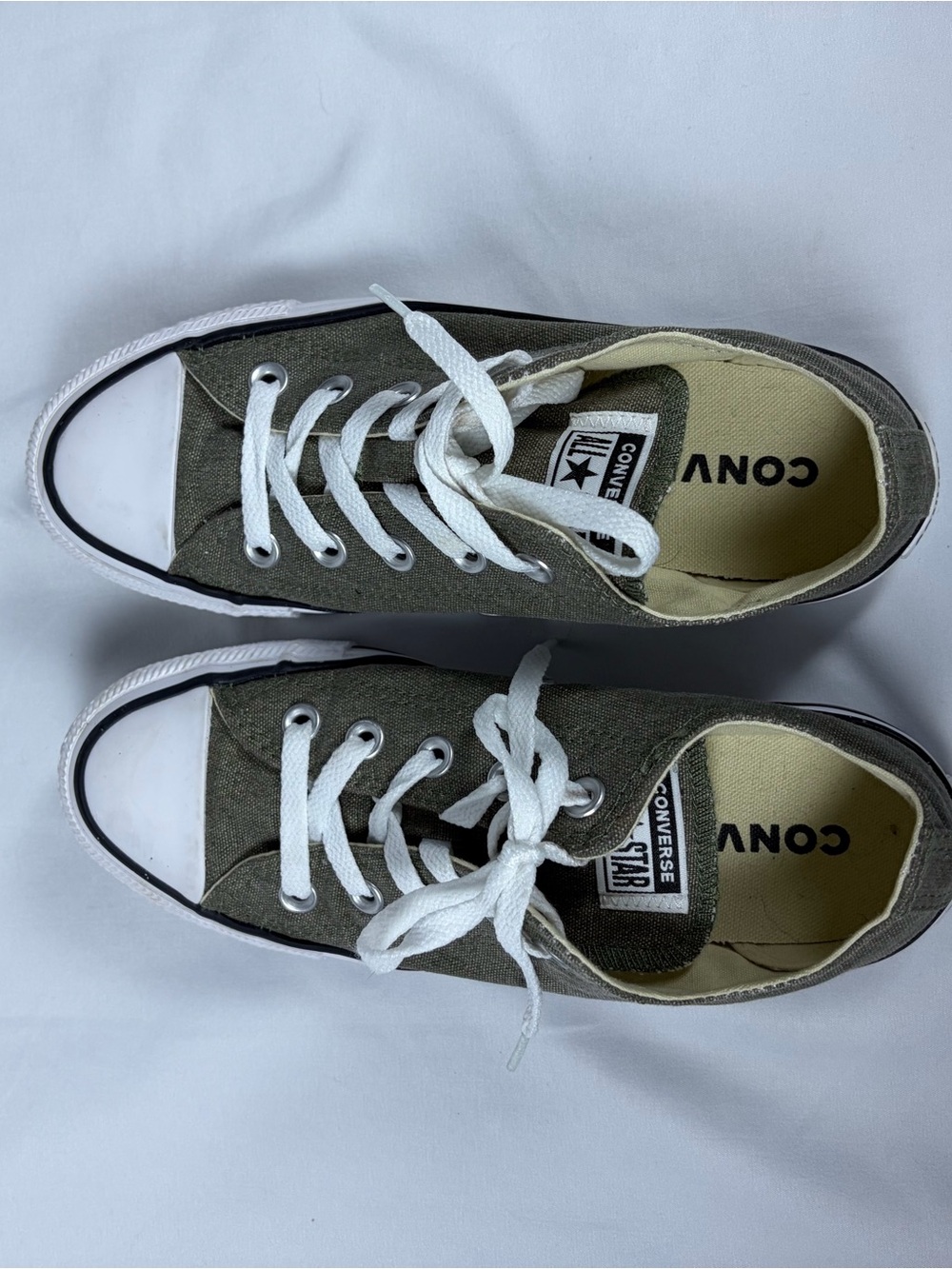 Converse All Star Low Tops in "Washed Ashore" Green Gray color - Picture 5 of 8
